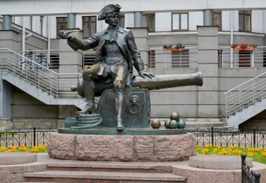 golcü için anıt vasily korchmin, st. petersburg목표 득점 자 기념비 상트에서 바실리 korchmin