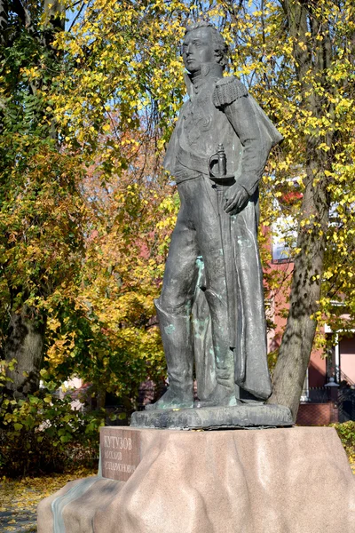 Monumento ao comandante M. I. Kutuzov em Kaliningrado — Fotografia de Stock