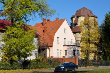 Kaliningrad Kutuzov sokakta güzel binalar