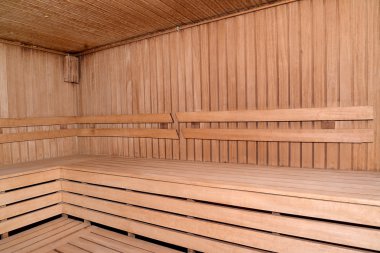 Bir sauna soba tezgahı. İç
