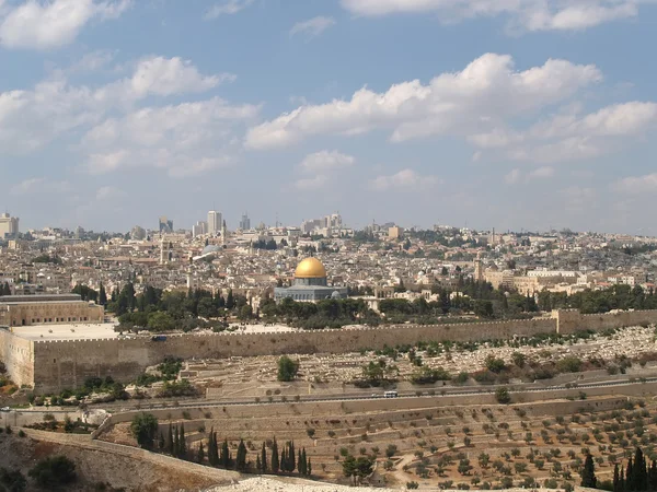 Panorama of Jerusalem, view of the Temple mountain. Israel — Stock Photo, Image