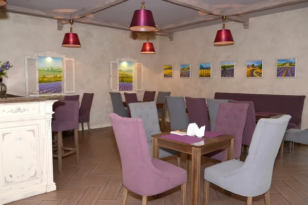 Lobby bar inredning i pensionatet. Provence stil — Stockfoto