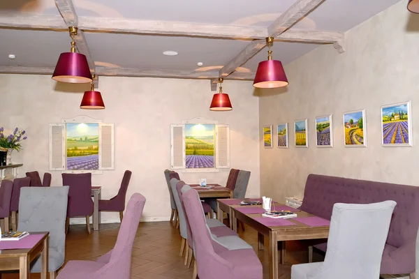 Lobby bar interior in the guest house. Provence style — Stock Photo, Image