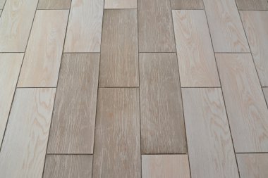 Seramik yer karosu, arka plan. Taklit bir parke tahta