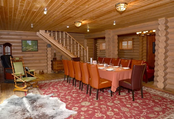 Sauna restroom in the center of rest — Stock Photo, Image