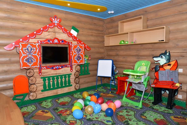 A sala de jogos das crianças no centro do descanso, Kaliningrado — Fotografia de Stock