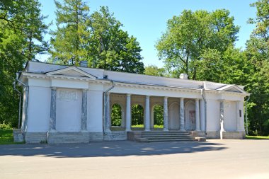 Müzikal pavilion Yelagin Adası. St. Petersburg