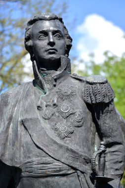 Komutan M. ı. Kutuzov heykel portresi