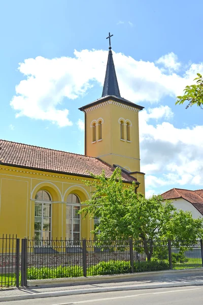 Salzburg luterské církve. Město Gusev, handicapovaných — Stock fotografie