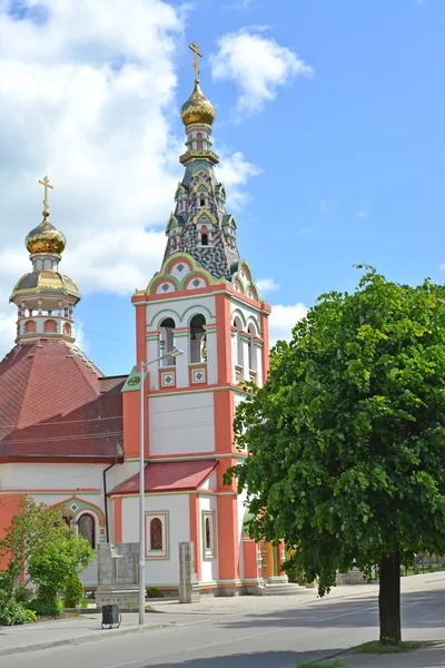 GUSEV, RUSSIA - JUNE 04, 2015: Temple of the Dormition of the Th — Φωτογραφία Αρχείου