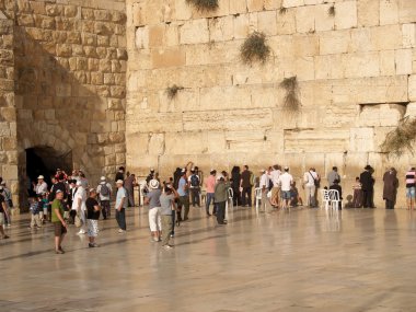 Jerusalem, İsrail - 09 Ekim 2012: territ yarısı bir adamdır