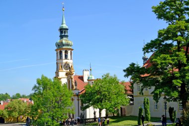 Prague, Çek Cumhuriyeti. Kilise Tanrı'nın Noel