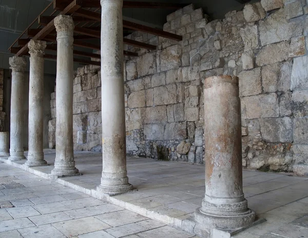 Jerusalem, Israël. Kolommen Jeruzalem (Roman Kardo van resten) — Stockfoto