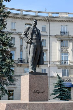 Yazar Maksim Gorki, St. Petersburg anıt