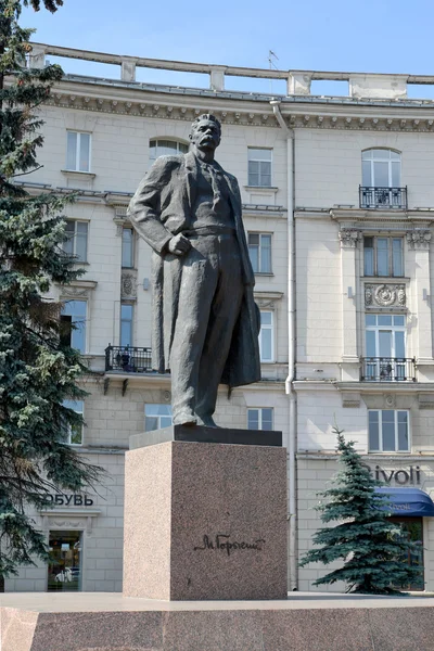 Yazar Maksim Gorki, St. Petersburg anıt — Stok fotoğraf