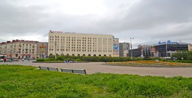 Murmansk, Rusya - 20 Temmuz 2015: Meridian Kongre görünümünü