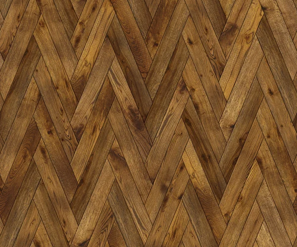 Natural wooden background herringbone, grunge parquet flooring design seamless texture for 3d interior — Stock Photo, Image