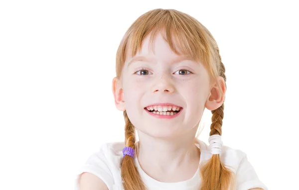 Portret uśmiechnięte dziecko — Zdjęcie stockowe