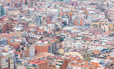 Barcelona banliyösünde havadan görünümü