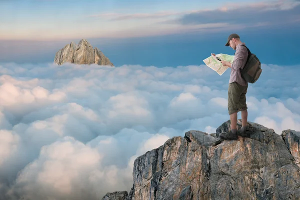 Man verdwaald — Stockfoto