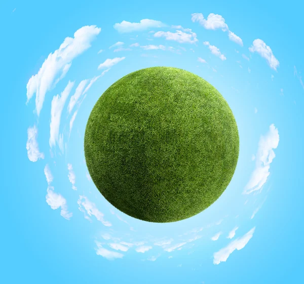 Grasplaneten — Stockfoto
