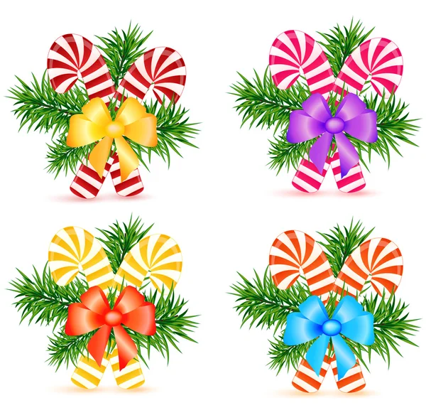 Kerstmis lolly — Stockvector