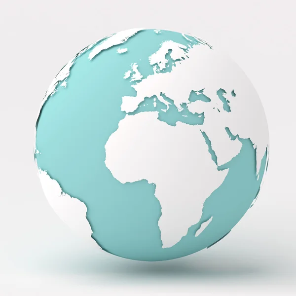 Earth globe map — Stock Photo, Image