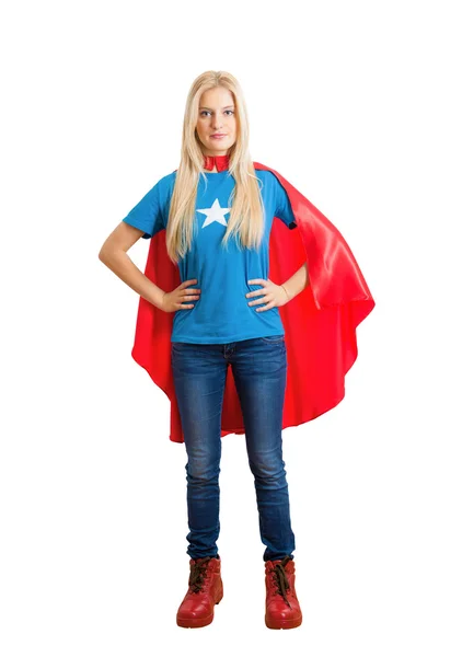 Super hero girl — Stock Photo, Image