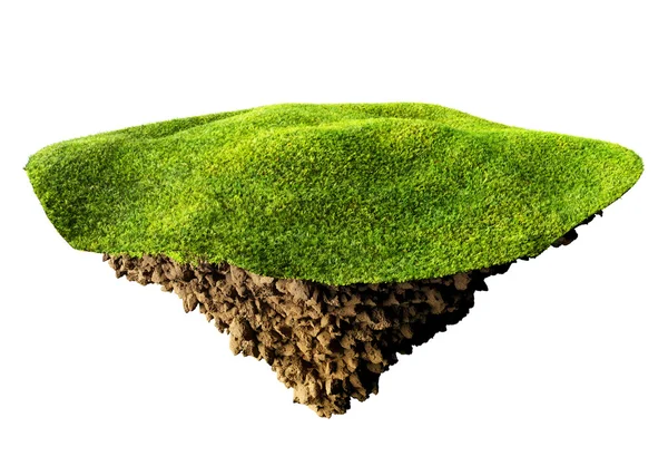 Травяной остров — стоковое фото