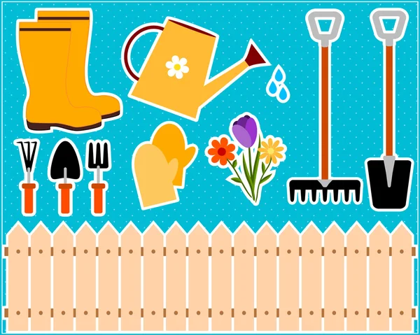 Εργαλεία κηπουρικής — Διανυσματικό Αρχείο
