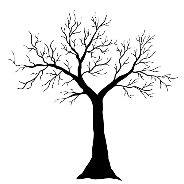 Drzewo izolowane — Wektor stockowy
