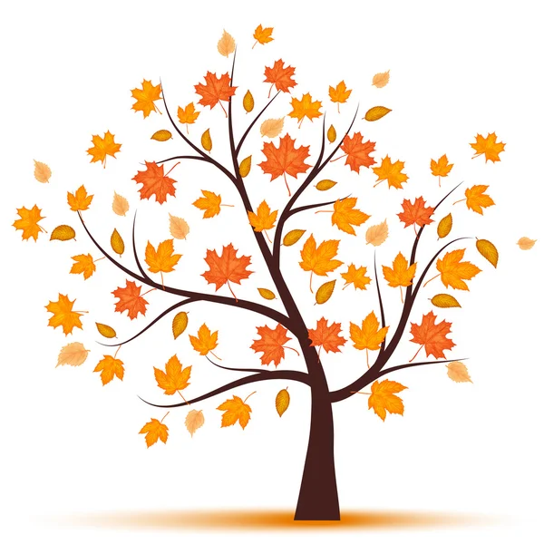 Autumn tree — Stock Vector