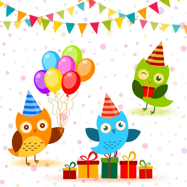 Birtday partido vector — Archivo Imágenes Vectoriales