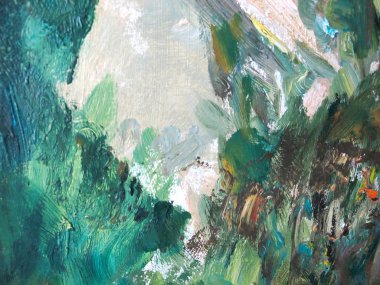 kağıt üzerinde boya tabakası. parça boyama