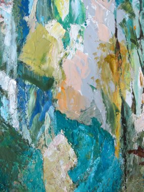 parlak renkli arka plan, imressionism tarzı resim parçası