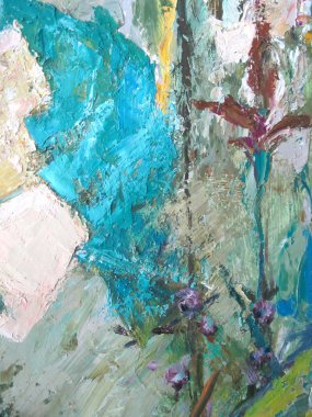 kağıt üzerinde boya tabakası. parça boyama