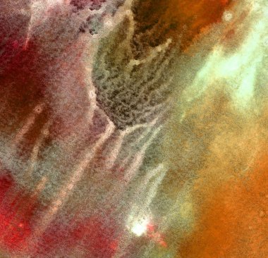 kağıt üzerinde boya tabakası. parça boyama