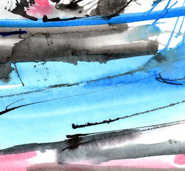 kağıt üzerinde boya tabakası. parça boyama