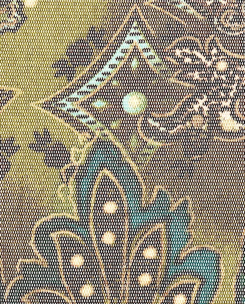 Decoratieve stof, close-up detail — Stockfoto