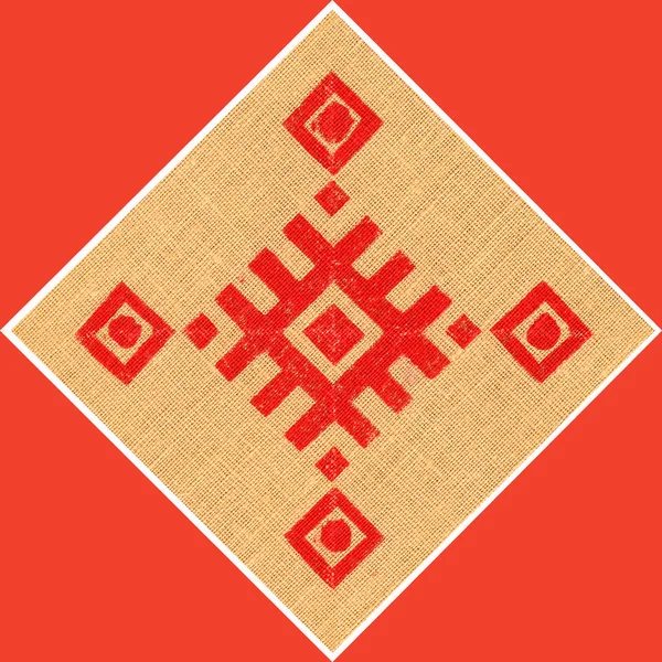 Elegant traditional folk embroidery — Stock Photo, Image