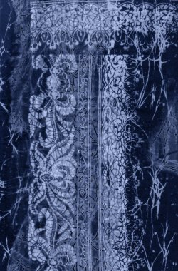 Doku renkli, el boyama, batik