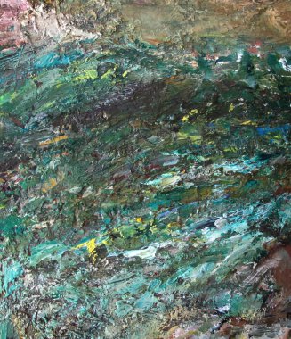 akan boya tuval üzerine. Vintage doku