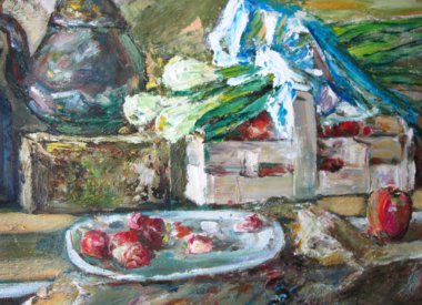 Meyve ve sebzelerle dolu bir hayat