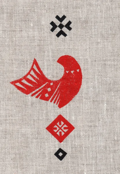Elegant traditional folk embroidery — Stock Photo, Image