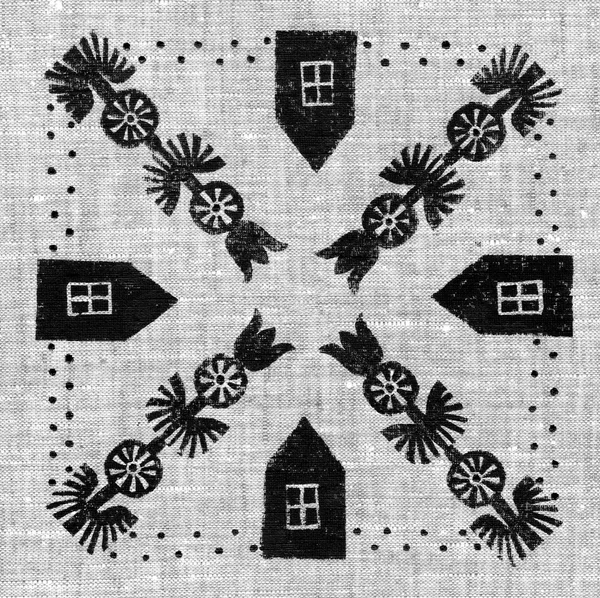 Elegant traditional folk embroidery — Stock Photo, Image