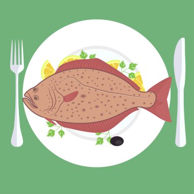 hazırlanan ızgara balık 