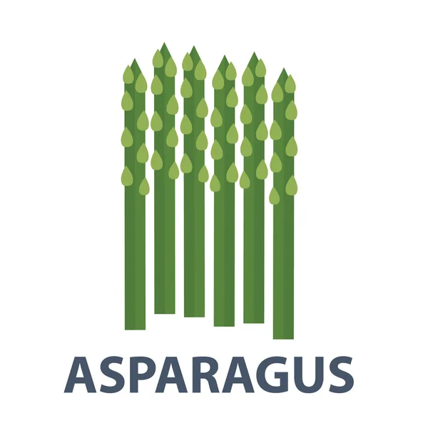 Asperges groene takjes — Stockvector