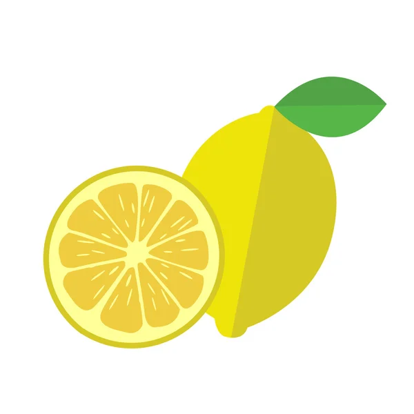 Illustration citron fruit — Image vectorielle