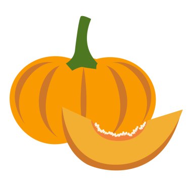 Olgun kabak illüstrasyon