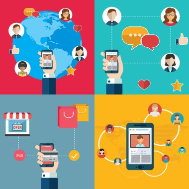 sosyal medya bağlantı kavramı